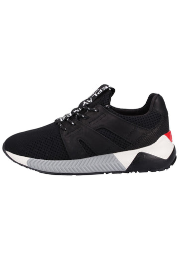 Replay Sneaker Leder/Textil Schwarz - surf4shoes