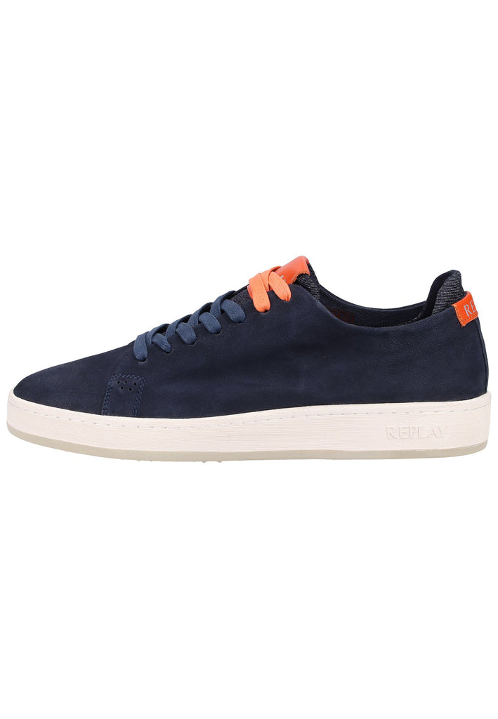 Replay Sneaker Leder Navy - surf4shoes