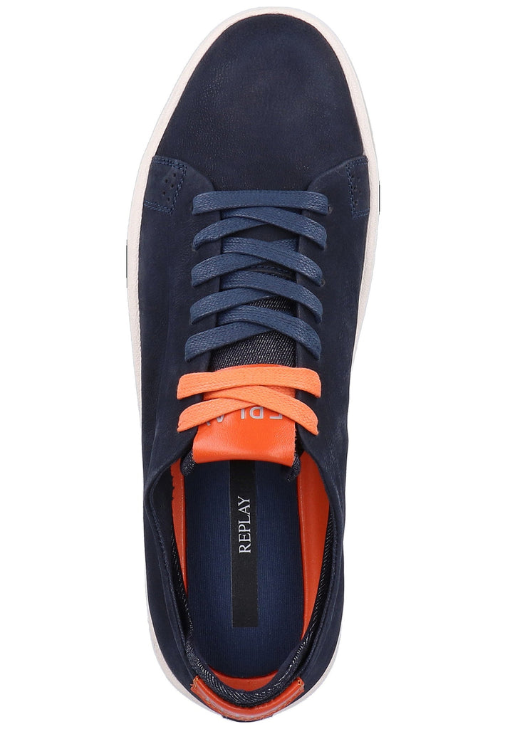 Replay Sneaker Leder Navy - surf4shoes