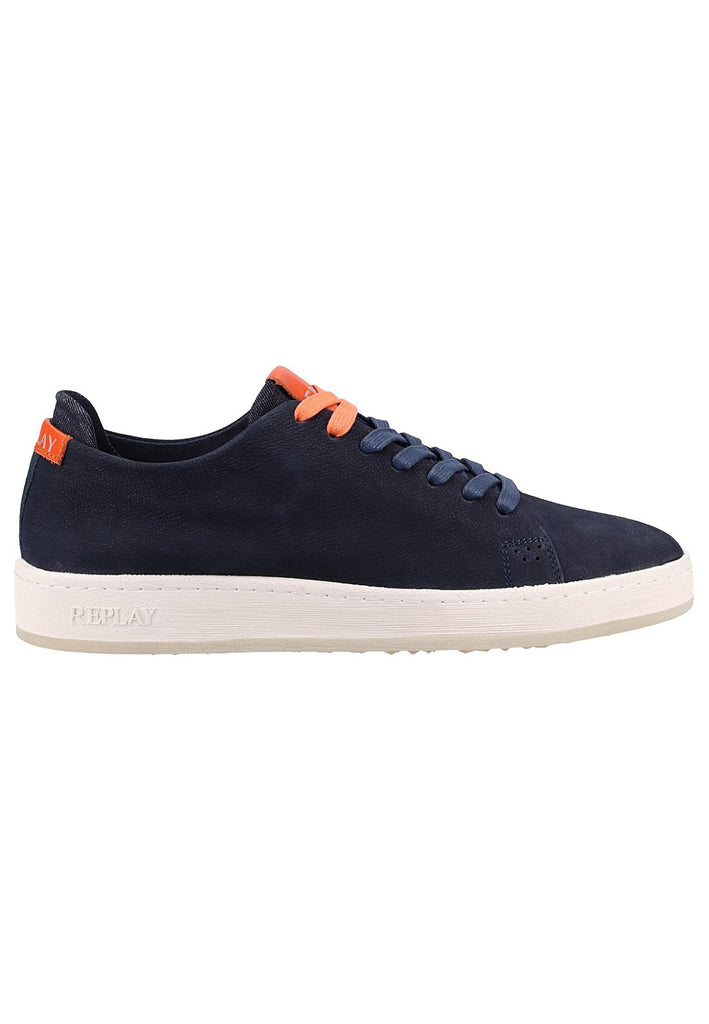 Replay Sneaker Leder Navy - surf4shoes