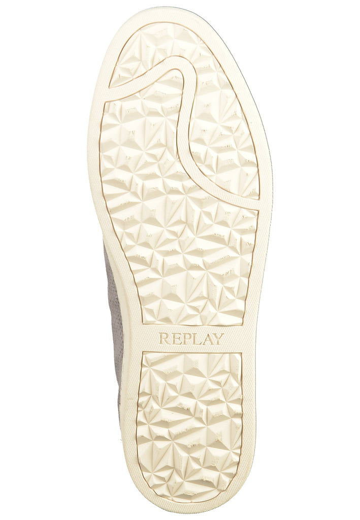 Replay Sneaker Nubukleder Grau - surf4shoes