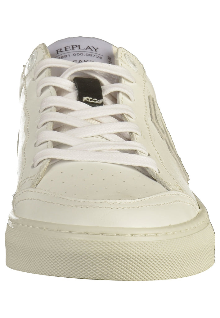 Replay Sneaker Leder Schwarz/Weiß - surf4shoes