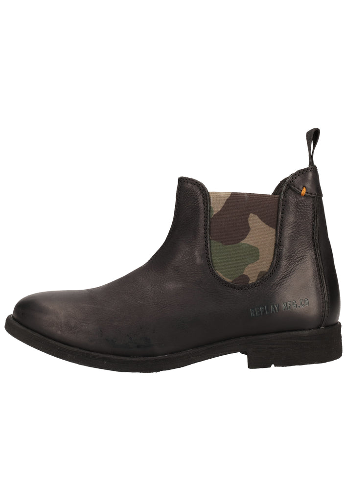 Replay Stiefelette Leder Schwarz - surf4shoes