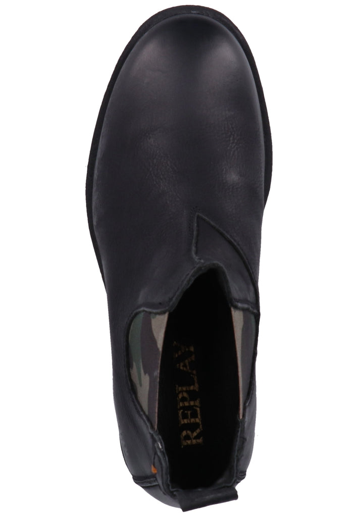 Replay Stiefelette Leder Schwarz - surf4shoes