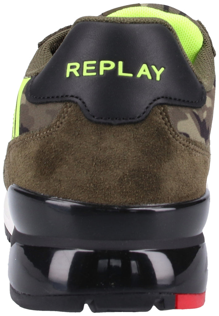 Replay Sneaker Veloursleder/Textil Grün - surf4shoes