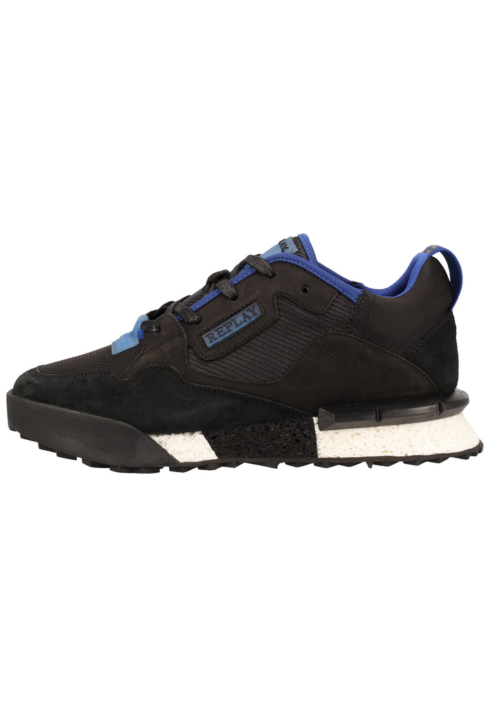 Replay Sneaker Veloursleder/Textil Schwarz - surf4shoes