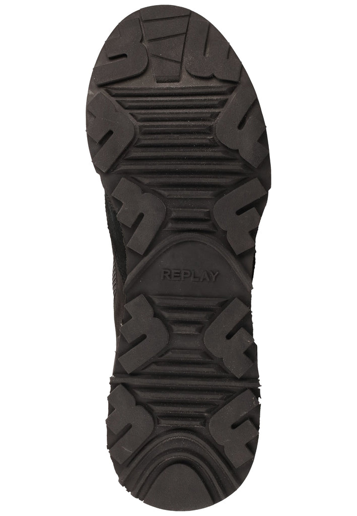 Replay Sneaker Veloursleder/Textil Schwarz - surf4shoes