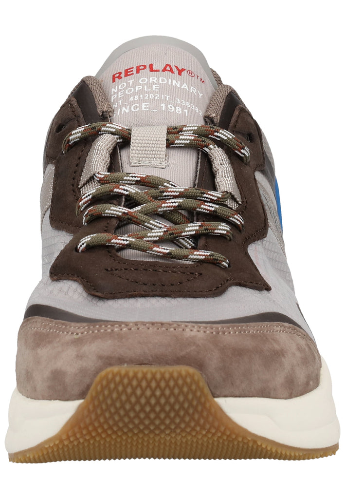 Replay Sneaker Leder/Mesh Grau - surf4shoes