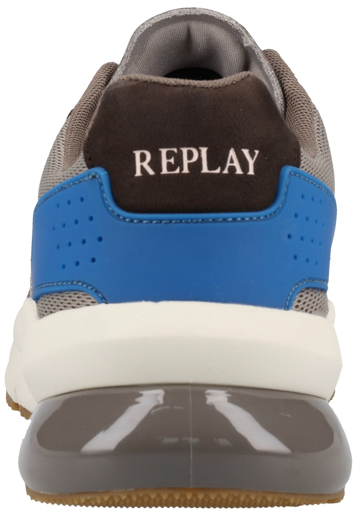 Replay Sneaker Leder/Mesh Grau - surf4shoes