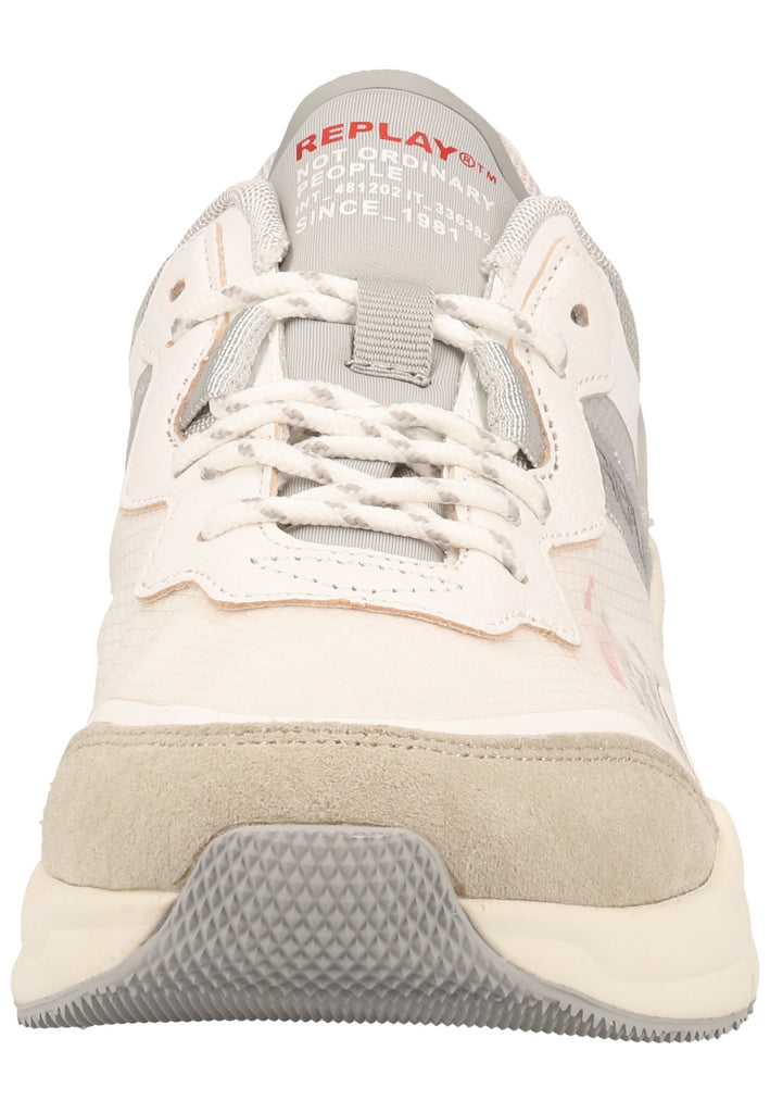 Replay Sneaker Leder/Mesh Beige - surf4shoes