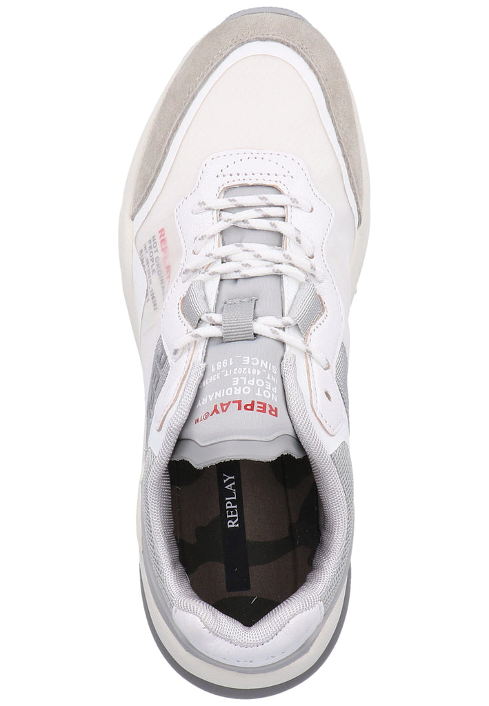 Replay Sneaker Leder/Mesh Beige - surf4shoes