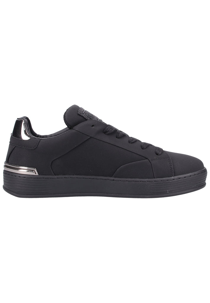 Replay Sneaker Lederimitat Schwarz/Silber - surf4shoes