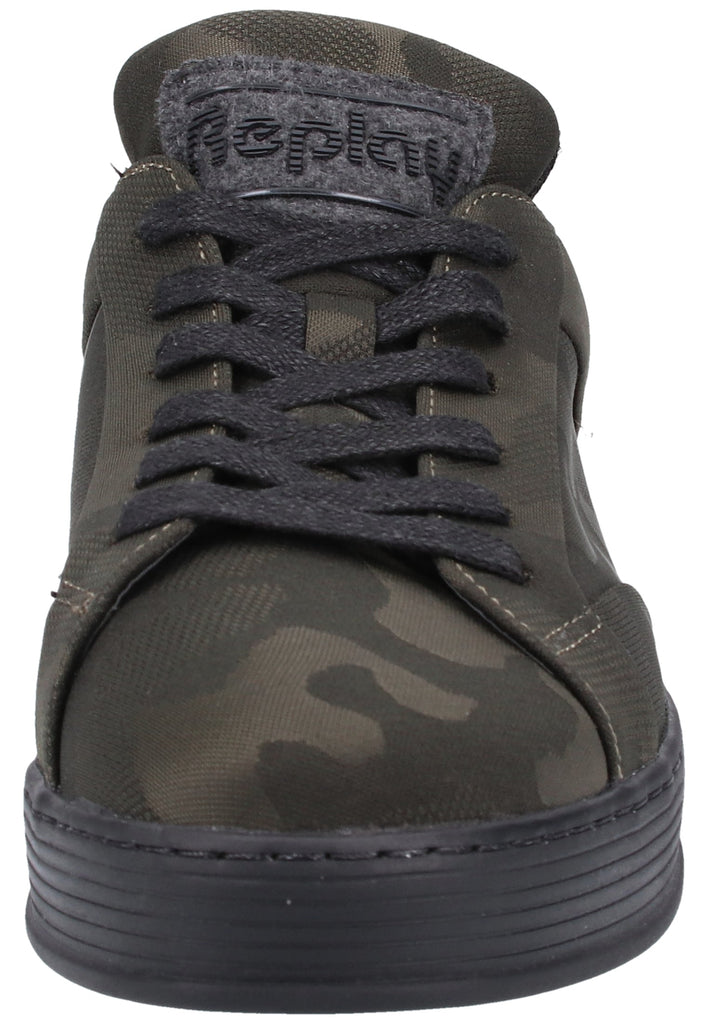 Replay Sneaker Lederimitat/Textil Grün - surf4shoes