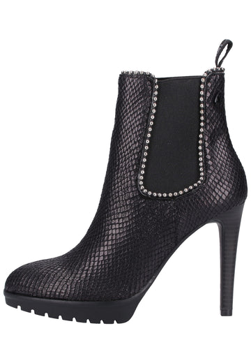 Replay Stiefelette Lederimitat/Textil Schwarz - surf4shoes