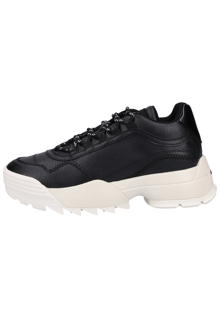 Replay Sneaker Lederimitat Schwarz - surf4shoes