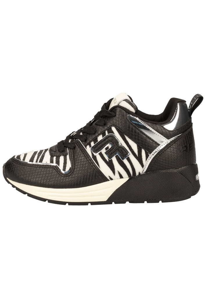 Replay Sneaker Lederimitat Schwarz/Weiß - surf4shoes