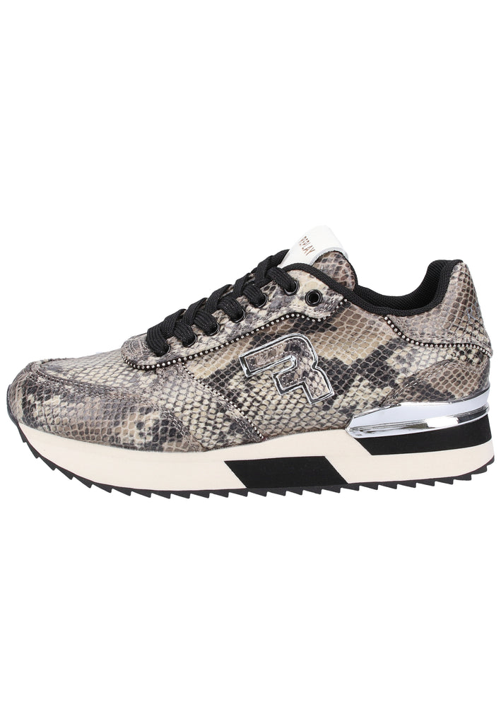 Replay Sneaker Lederimitat Grau/Schwarz - surf4shoes
