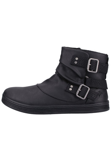 Blowfish Stiefelette Lederimitat Schwarz - surf4shoes