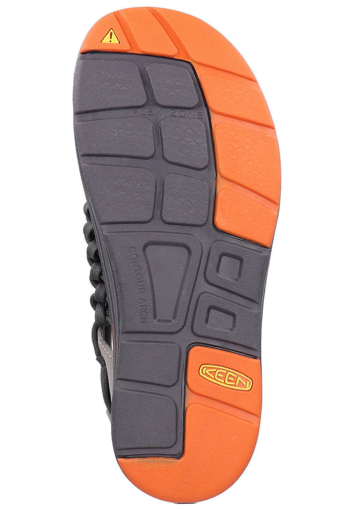 Keen Sandalen Textil Grau/Orange - surf4shoes