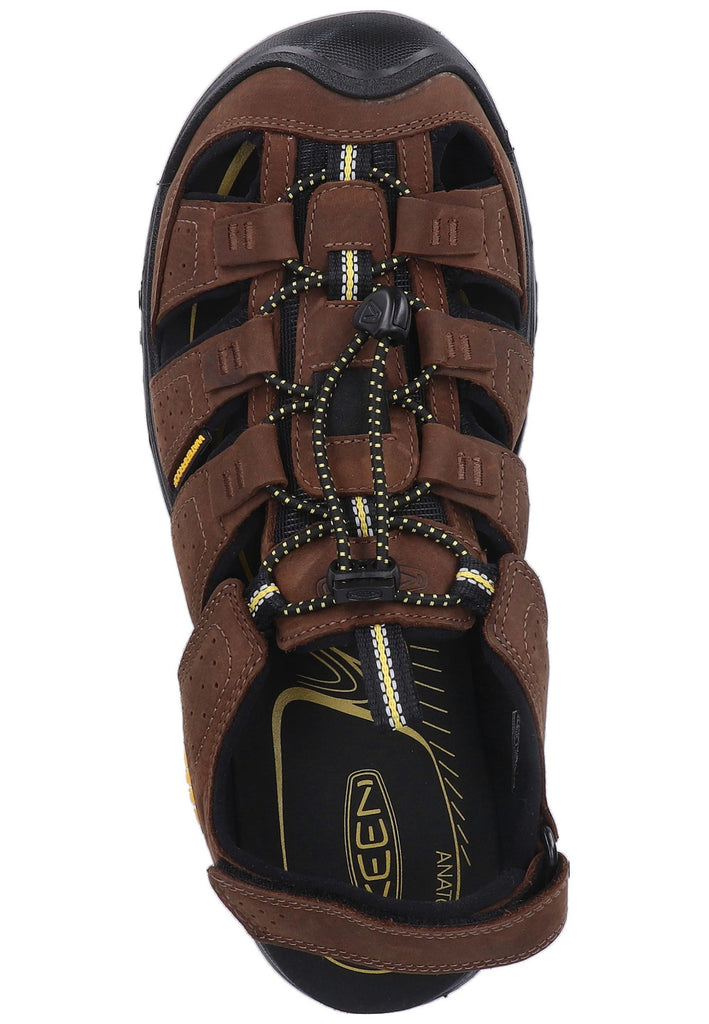 Keen Sandalen Leder Braun/Schwarz - surf4shoes