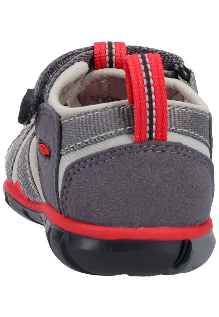 Keen Sandalen Textil Grau/Rot - surf4shoes