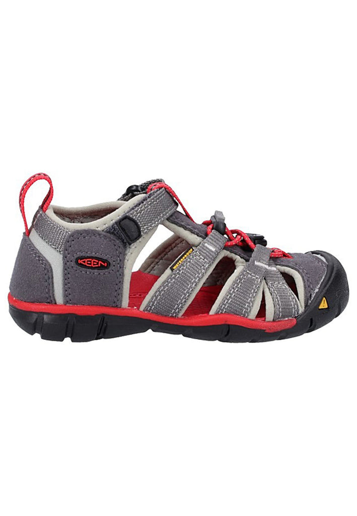Keen Sandalen Textil Grau/Rot - surf4shoes