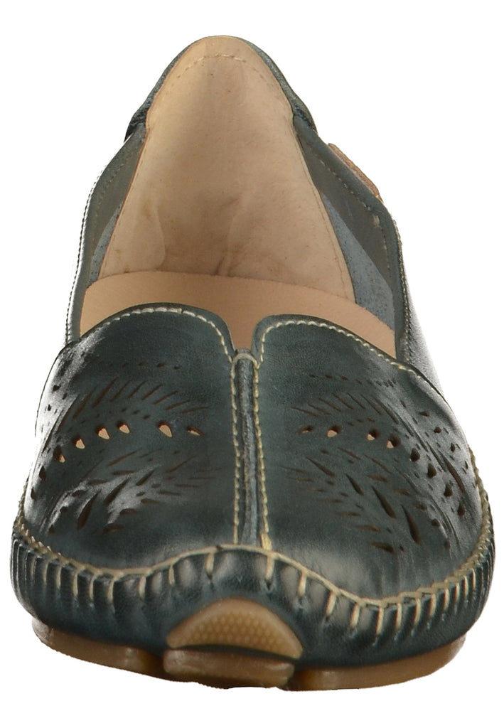 Pikolinos Slipper Leder Blau - surf4shoes