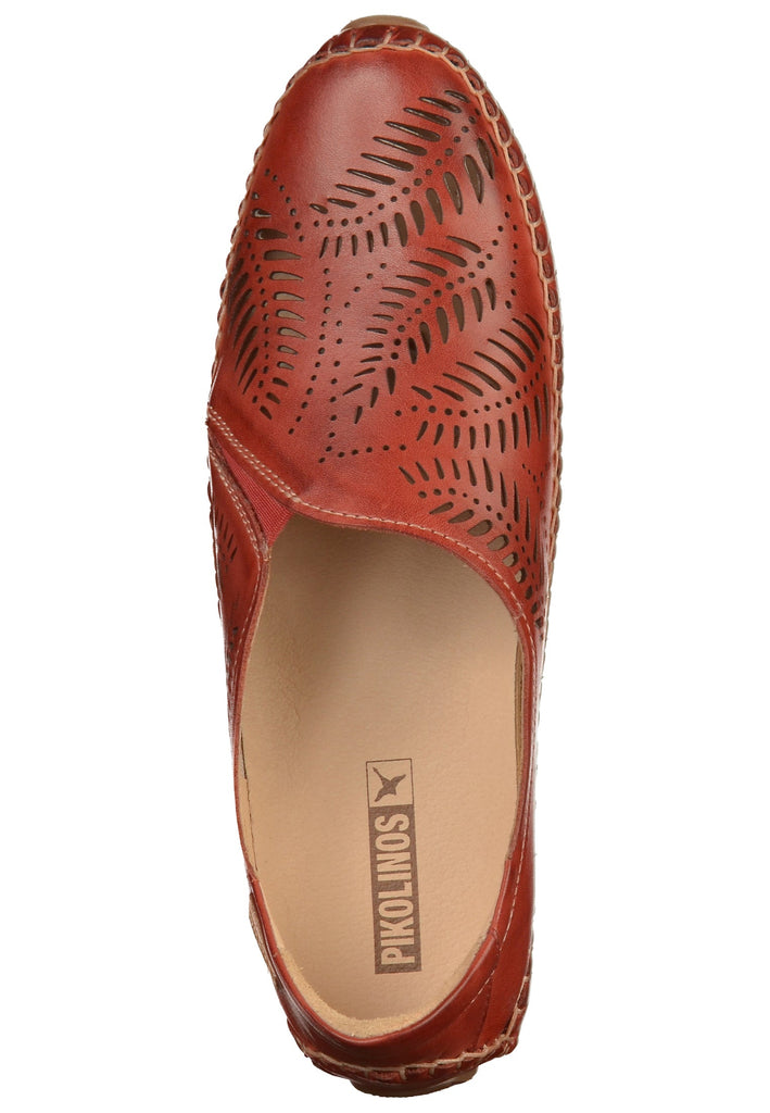 Pikolinos Slipper Leder Rot - surf4shoes