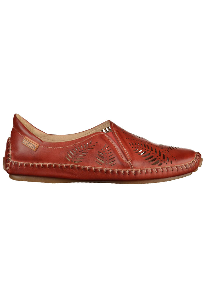 Pikolinos Slipper Leder Rot - surf4shoes