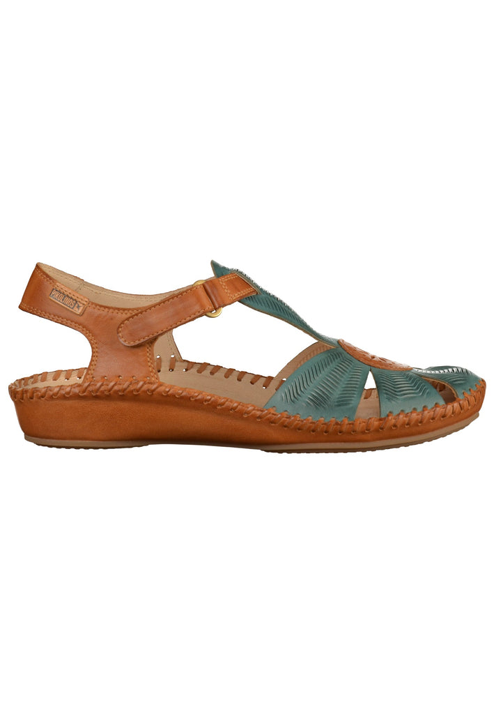 Pikolinos Sandalen Leder Blau - surf4shoes