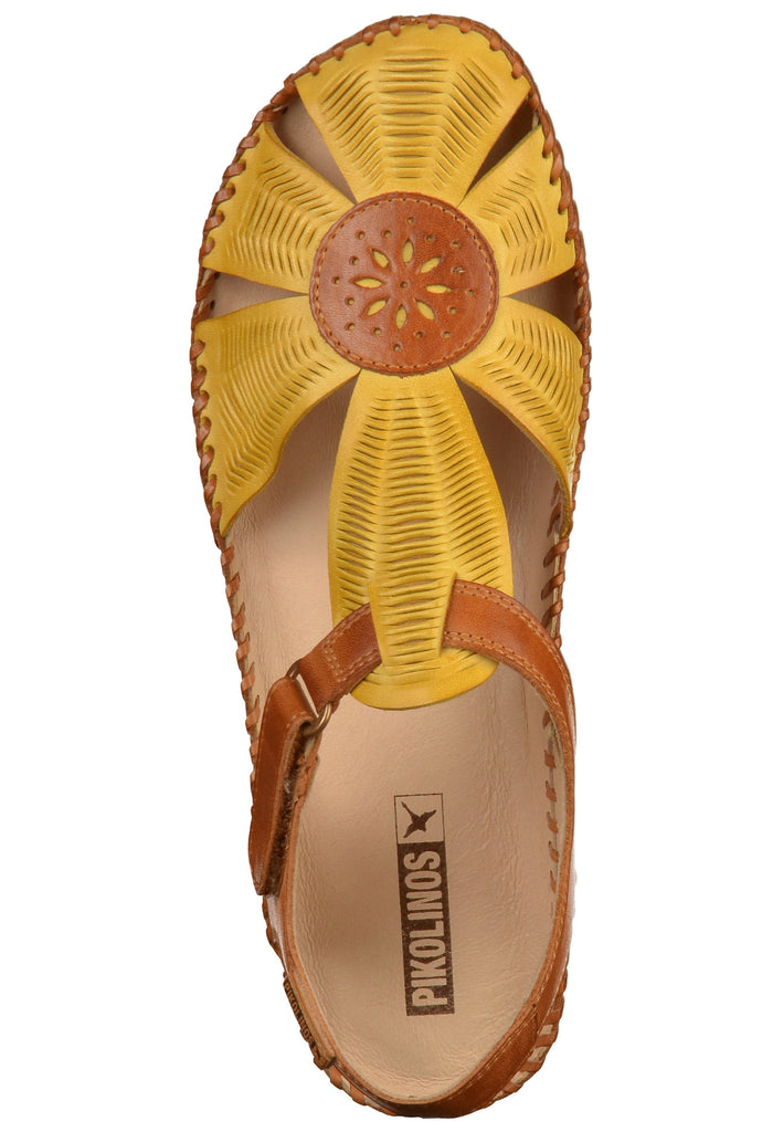 Pikolinos Sandalen Leder Gelb - surf4shoes