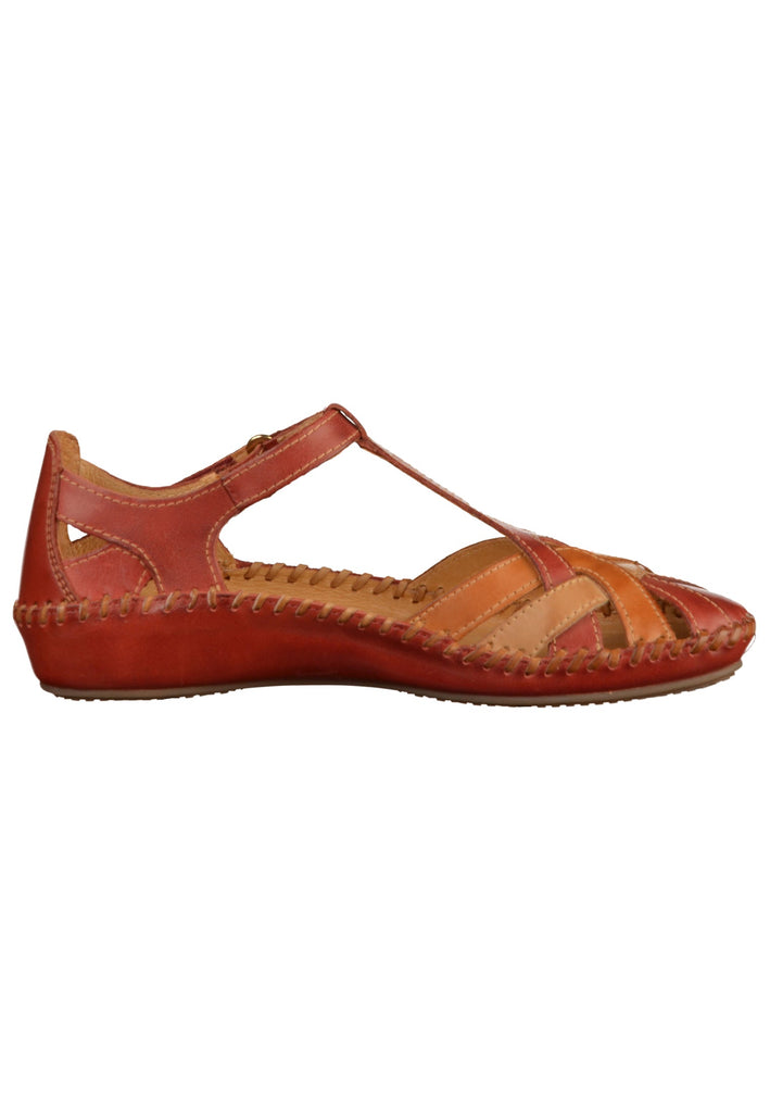 Pikolinos Sandalen Leder Rot - surf4shoes