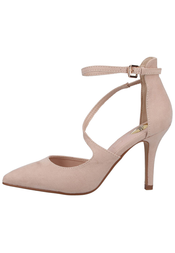 Buffalo Sandalen Lederimitat Rosa - surf4shoes