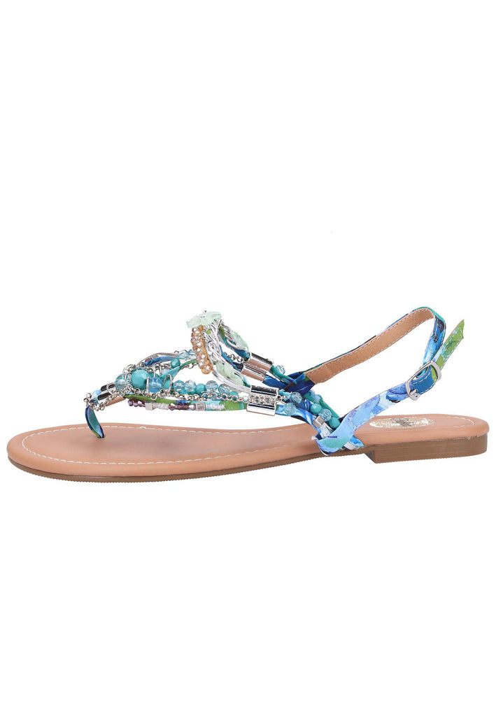 Buffalo Sandalen Textil Blau - surf4shoes