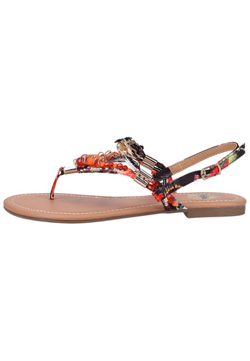Buffalo Sandalen Textil Navy/Rot - surf4shoes