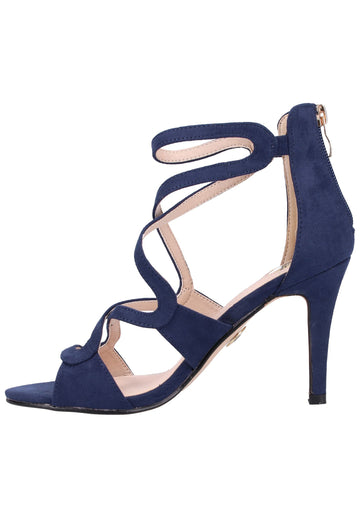 Buffalo Sandalen Lederimitat Blau - surf4shoes