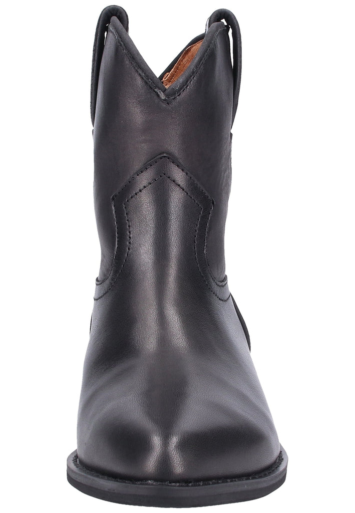 Buffalo Stiefelette Leder Schwarz - surf4shoes