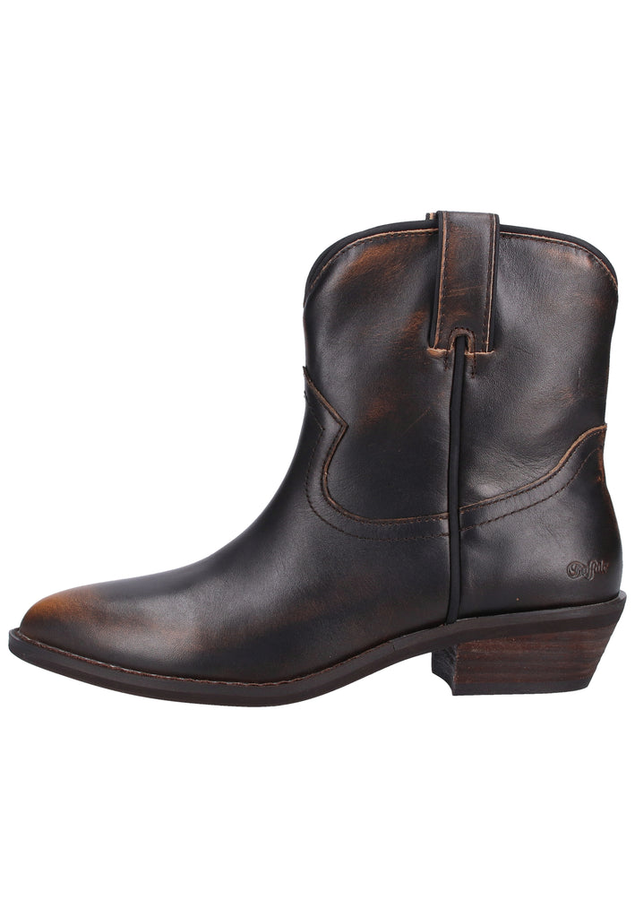 Buffalo Stiefelette Leder Braun - surf4shoes