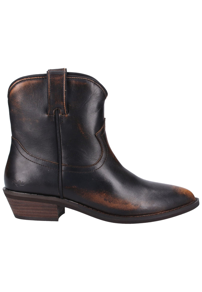 Buffalo Stiefelette Leder Braun - surf4shoes