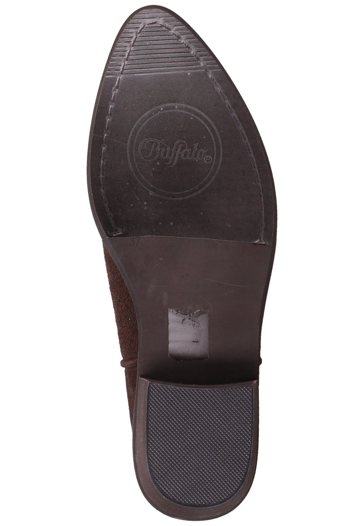Buffalo Stiefel Veloursleder Braun - surf4shoes
