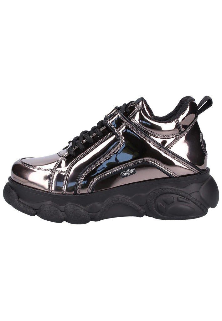 Buffalo Sneaker Lederimitat Silber - surf4shoes