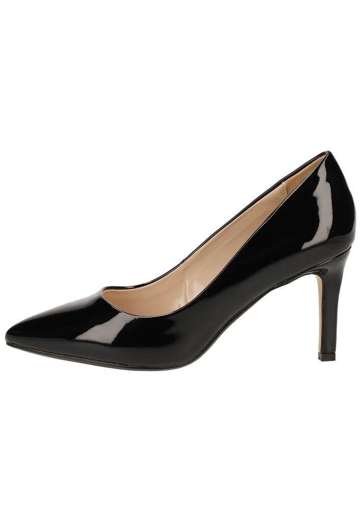 Buffalo Pumps Lederimitat Schwarz - surf4shoes
