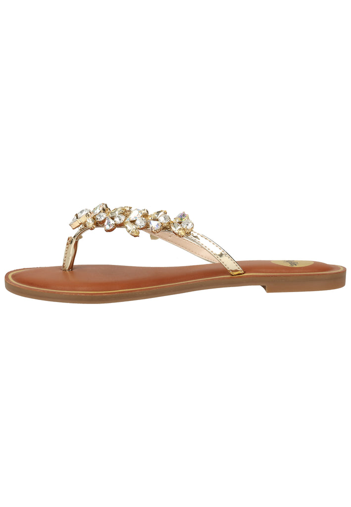 Buffalo Sandalen Lederimitat Gold - surf4shoes