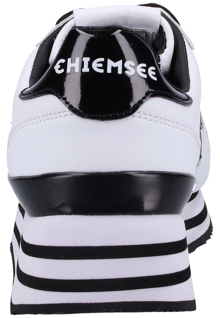 Chiemsee Sneaker Lederimitat Weiß/Schwarz - surf4shoes
