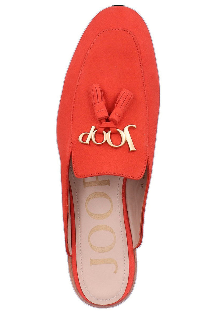 JOOP! Pantoletten Nubukleder Orange - surf4shoes