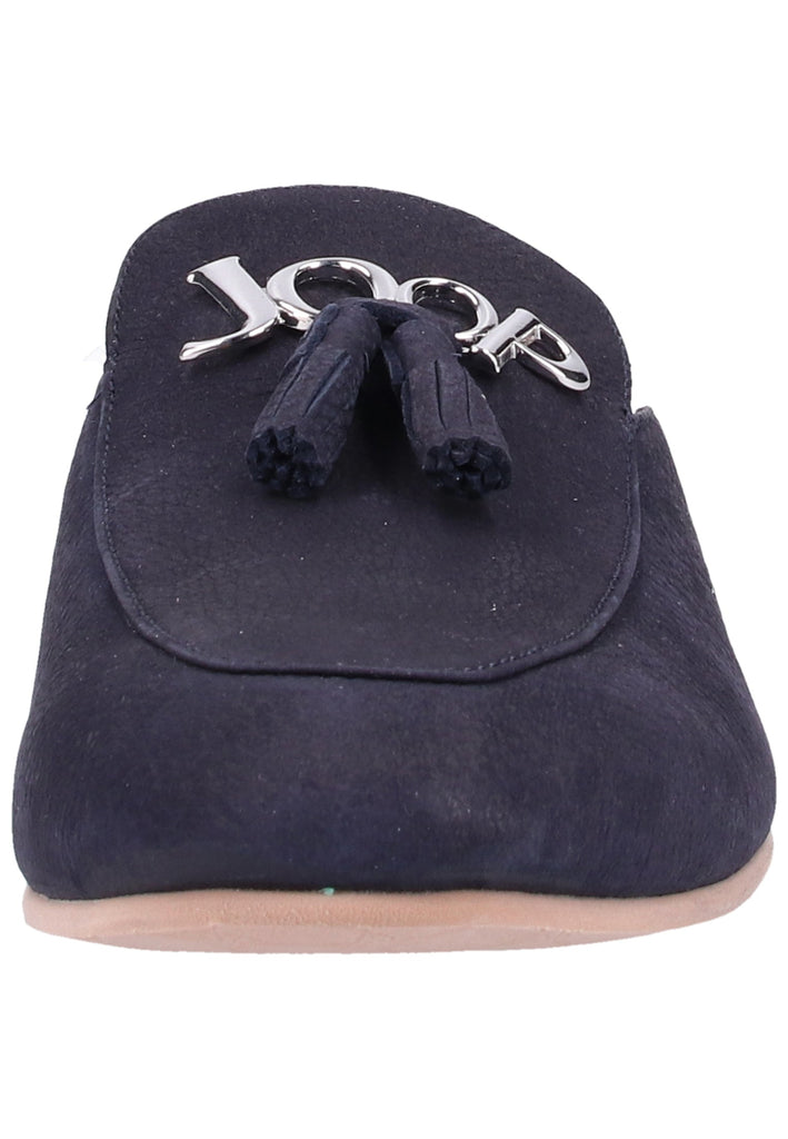 JOOP! Pantoletten Nubukleder Dunkelblau - surf4shoes