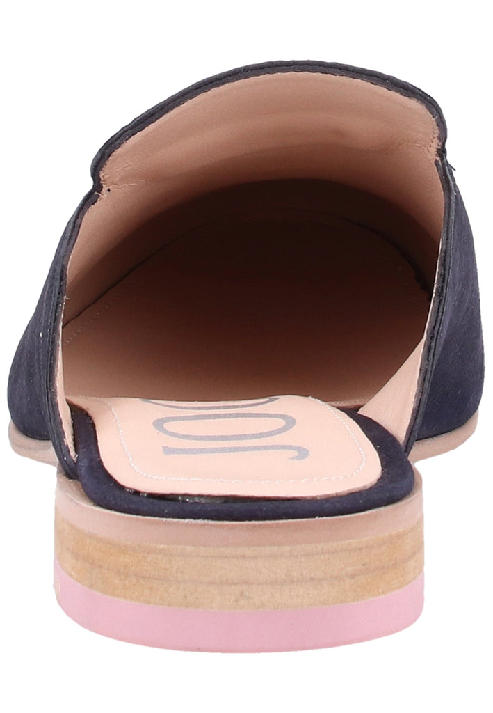 JOOP! Pantoletten Nubukleder Dunkelblau - surf4shoes