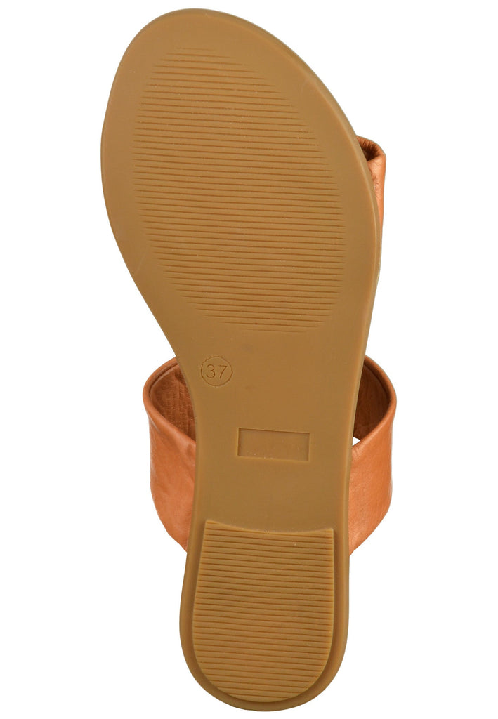ILC Pantoletten Leder Cognac - surf4shoes