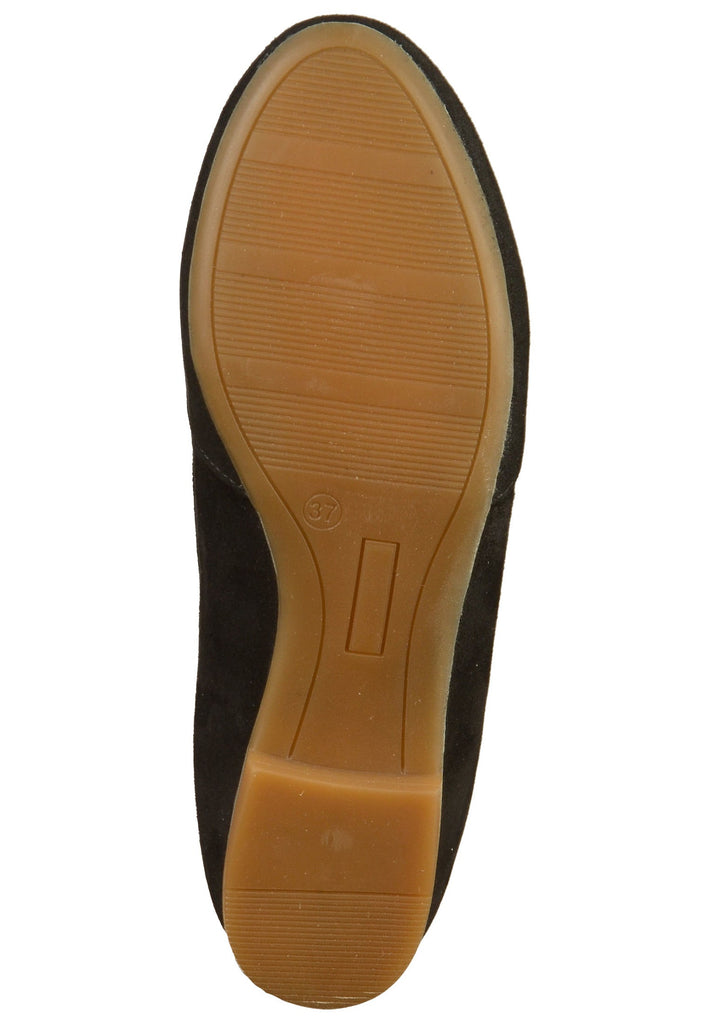ILC Slipper Veloursleder Schwarz - surf4shoes