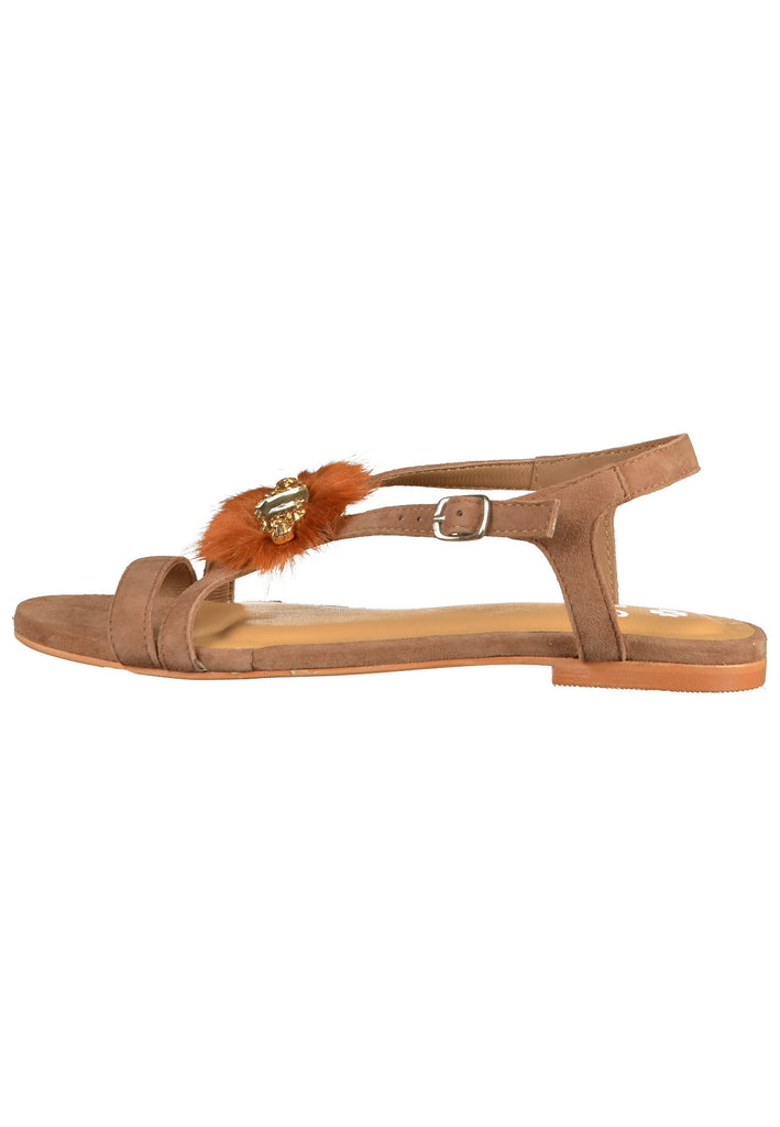 ILC Sandalen Veloursleder Taupe - surf4shoes